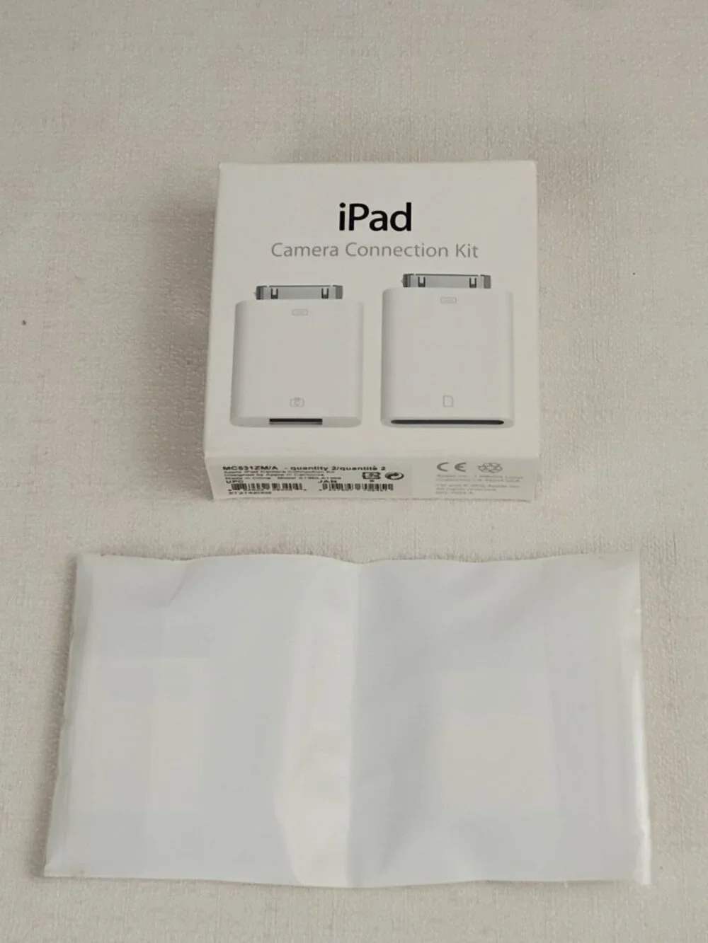 Genuine Apple iPad Camera Connection Kit 30 Pin A1362 A1358 MC531ZM/A